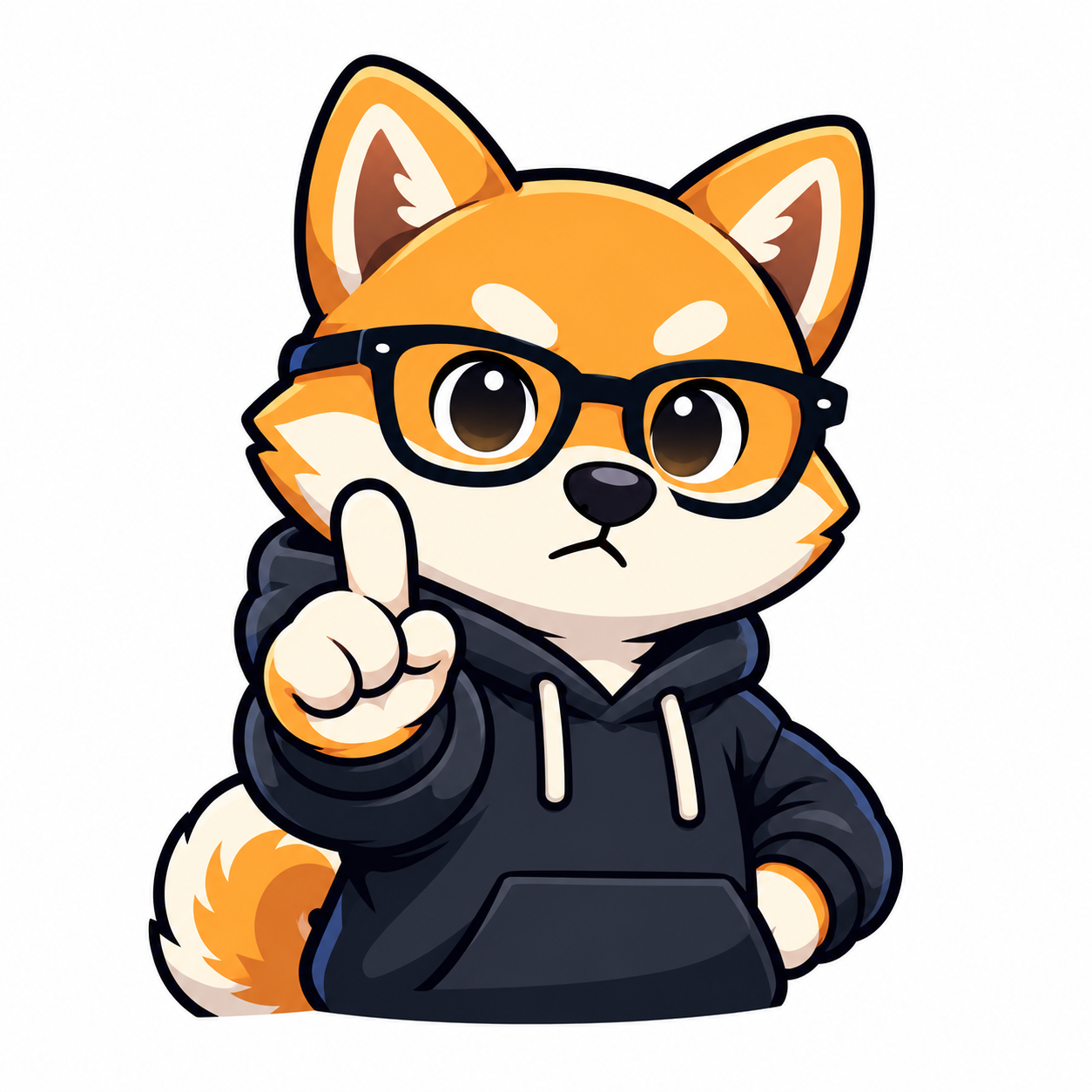 大切なポイントを伝えるコーディング犬
